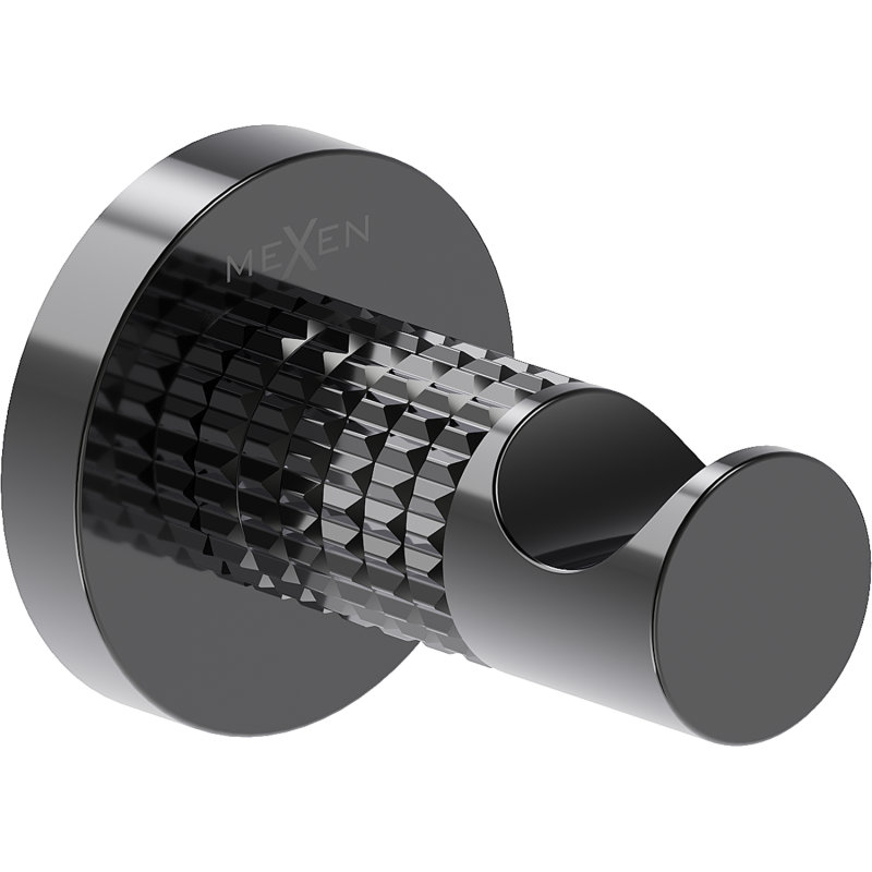 Mexen Triv rankšluosčių kabliukas, juodas chromas - 70A33011-73