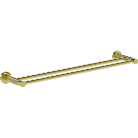 Mexen Triv dvivietis rankšluosčių laikiklis, auksinis - 70A33047-50