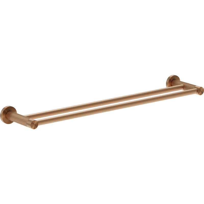 Mexen Triv dvivietis rankšluosčių laikiklis, šepečiuota varis - 70A33047-65