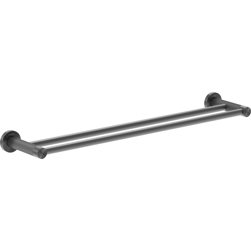 Mexen Triv dvigubas rankšluosčių laikiklis, šlifuotas pilkšvas - 70A33047-66