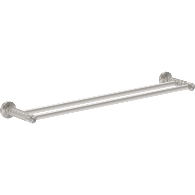 Mexen Triv dvigubas rankšluosčių laikiklis, matinis nikelis - 70A33047-97