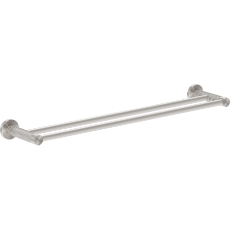 Mexen Triv dvigubas rankšluosčių laikiklis, matinis nikelis - 70A33047-97