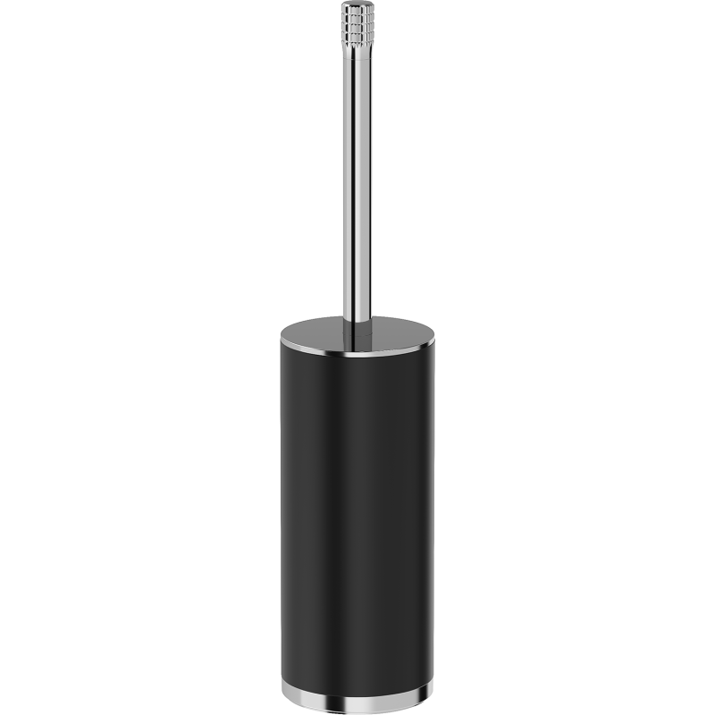 Mexen Triv stovimas tualeto šepetys, juodas/chromas - 70A33073-00B