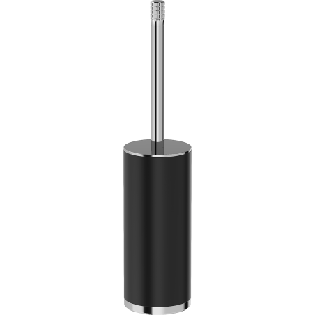 Mexen Triv stovimas tualeto šepetys, juodas/chromas - 70A33073-00B