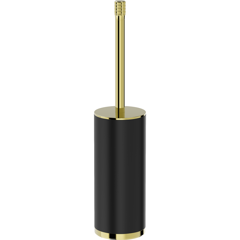 Mexen Triv stovelė tualeto šepetys, juoda/auksinė - 70A33073-50B