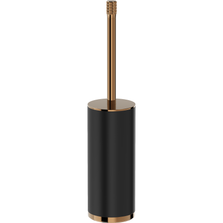 Mexen Triv stovintis tualeto šepetys, juodas/rožinis auksas - 70A33073-60B