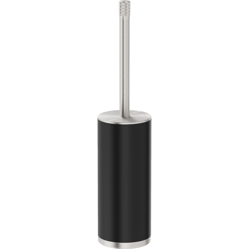 Mexen Triv stovimas tualeto šepetys, juodas/natūralus šlifuotas - 70A33073-97B