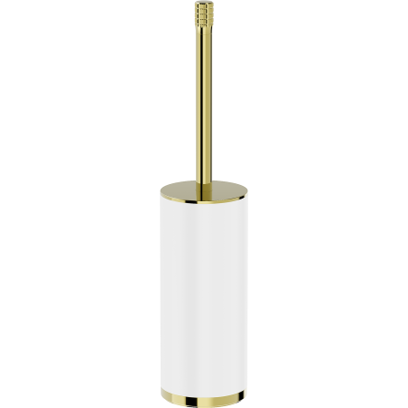 Mexen Triv pastatoma tualeto šepetėlis, baltas/auksinis - 70A33073-50W