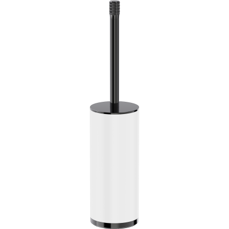 Mexen Triv stovimas tualeto šepetys, baltas/juodas chromas - 70A33073-73W