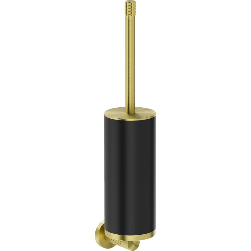 Mexen Triv tualeto šepetys, juoda/šlifuotas auksas - 70A33071-55B
