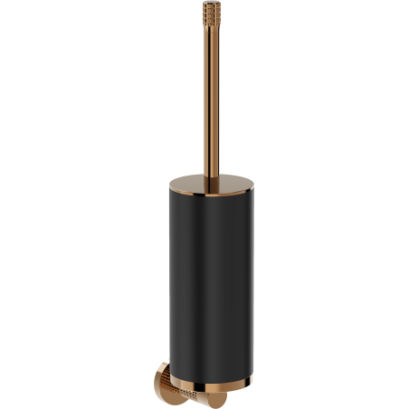 Mexen Triv tualeto šepetys, juoda/rožinis auksas - 70A33071-60B