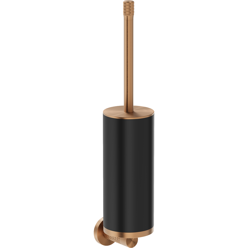 Mexen Triv tualetinis šepetys, juodas/šlifuotas varis - 70A33071-65B