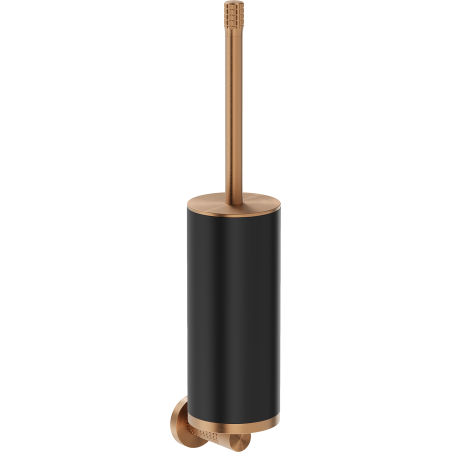 Mexen Triv tualetinis šepetys, juodas/šlifuotas varis - 70A33071-65B