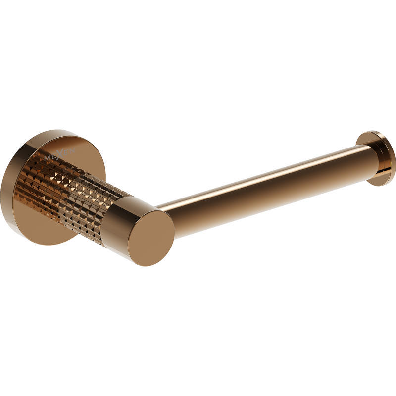 Mexen Triv tualetinio popieriaus laikiklis, rožinis auksas - 70A33025-60