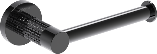 Mexen Triv tualetinio popieriaus laikiklis, juodas chromas - 70A33025-73