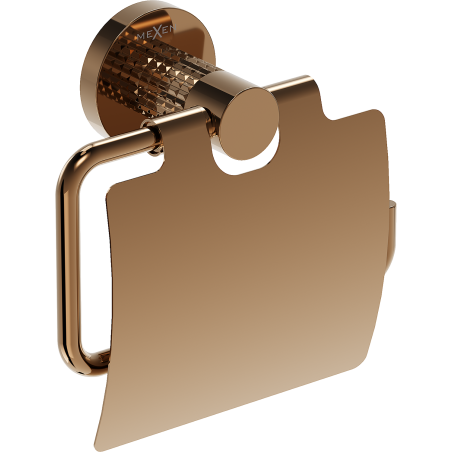 Mexen Triv tualetinio popieriaus laikiklis, rožinis auksas - 70A33021-60