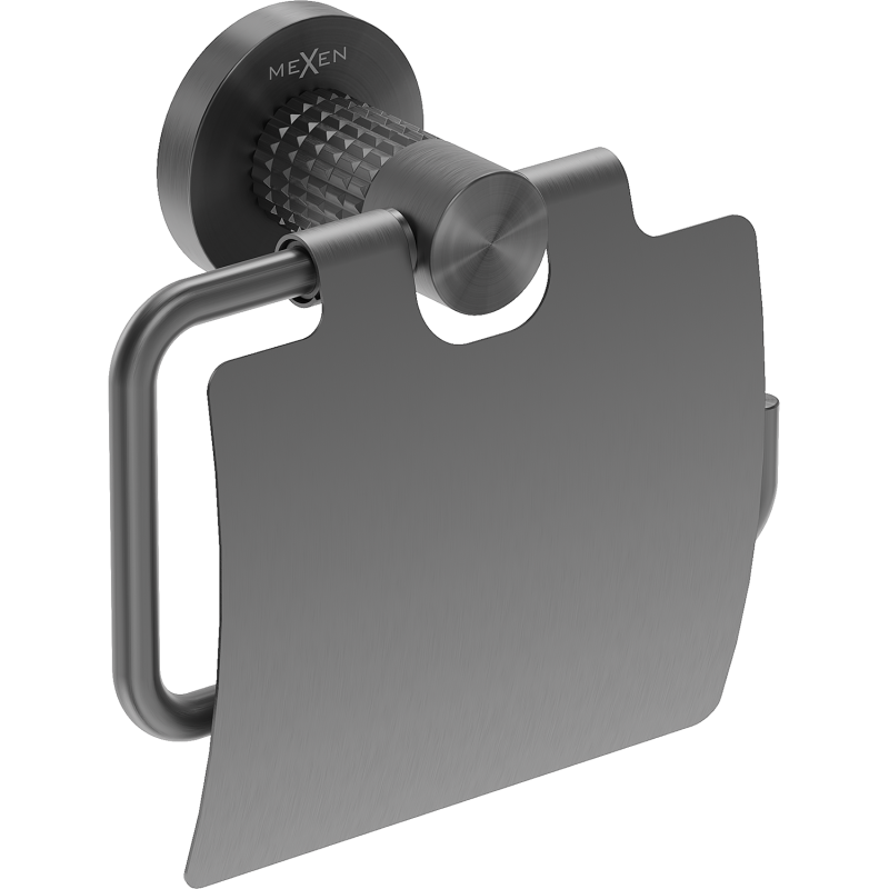 Mexen Triv tualetinio popieriaus laikiklis, gun gray šlifuotas - 70A33021-66