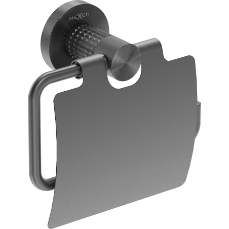 Mexen Triv tualetinio popieriaus laikiklis, gun gray šlifuotas - 70A33021-66