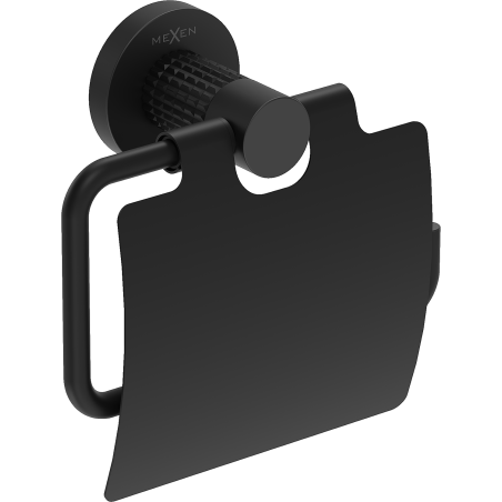 Mexen Triv tualetinio popieriaus laikiklis, juodas - 70A33021-70