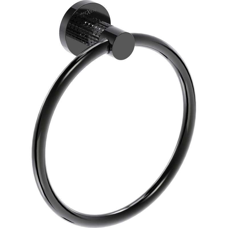 Mexen Triv rankšluosčių laikiklis, juodas chromas - 70A33031-73