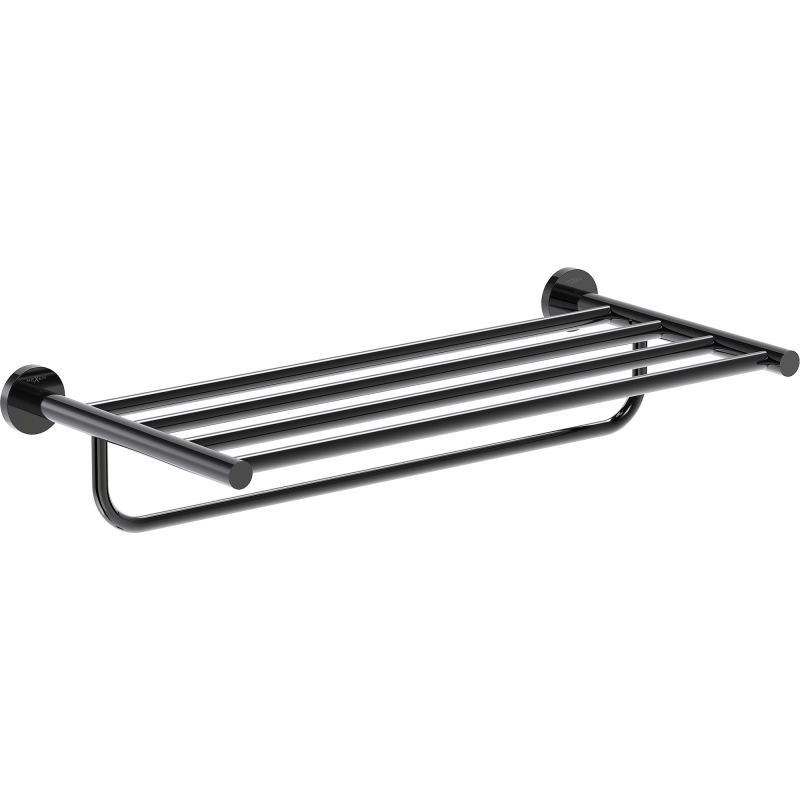 Mexen Ovio rankšluosčių lentyna, juodas chromas - 70A19581-73