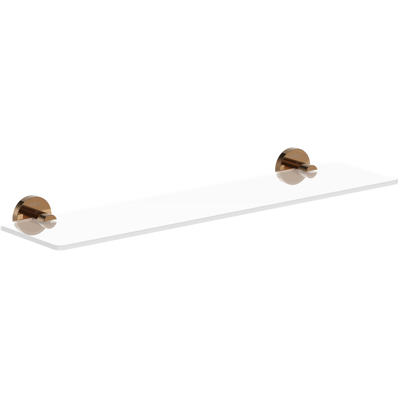 Mexen Ovio kabanti stiklinė lentyna, rožinis auksas - 70A19561-60