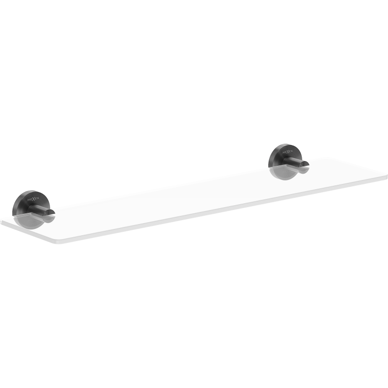 Mexen Ovio kabanti stiklinė lentyna, šautuvo pilkas šlifuotas - 70A19561-66