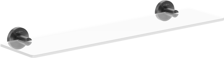 Mexen Ovio kabanti stiklinė lentyna, šautuvo pilkas šlifuotas - 70A19561-66