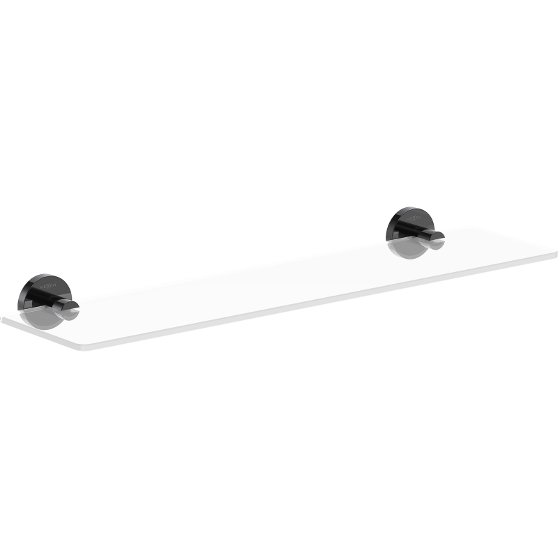 Mexen Ovio pakabinama stiklinė lentyna, juodas chromas - 70A19561-73