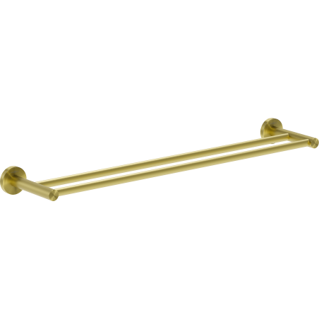 Mexen Ovio dvigubas rankšluosčių laikiklis, šepečiu padengtas auksas - 70A19547-55