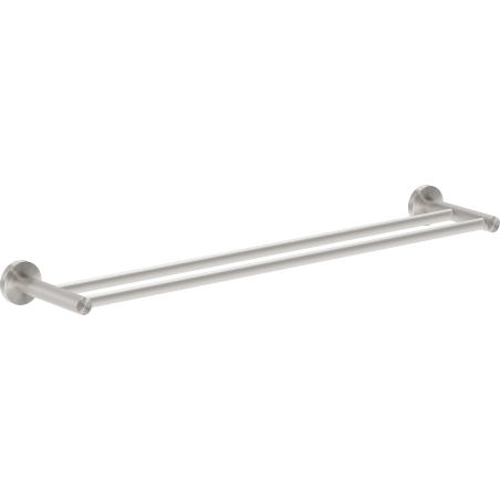 Mexen Ovio dvigubas rankšluosčių laikiklis, šlifuotas nikelis - 70A19547-97