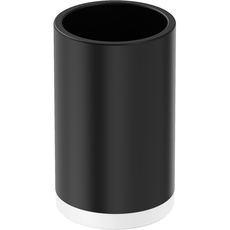 Mexen Triv stovimas dantų šepetėlių laikiklis, juodas/baltas - 70A33053-20B