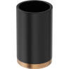 Mexen Triv stovintis dantų šepetėlių puodelis, juodas/šlifuotas varis - 70A33053-65B