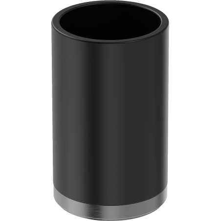 Mexen Triv stovinti dantų šepetėlių laikiklis, juodas/gun gray šepetys - 70A33053-66B