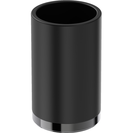 Mexen Triv stovimas dantų šepetėlių laikiklis, juoda/juodas chromas - 70A33053-73B