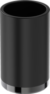 Mexen Triv stovimas dantų šepetėlių laikiklis, juoda/juodas chromas - 70A33053-73B