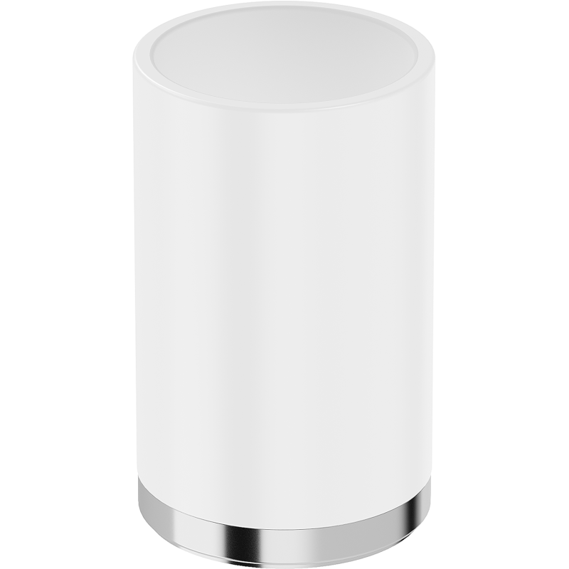 Mexen Triv stovintis dantų šepetėlių laikiklis, baltas/chromuotas - 70A33053-00W