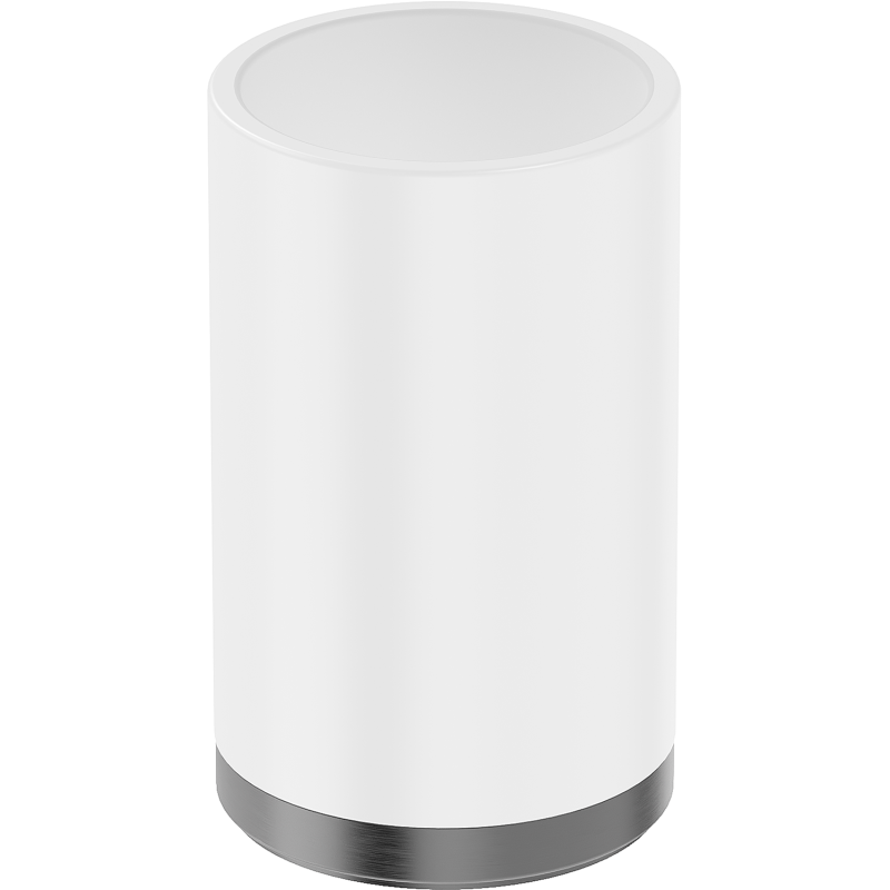 Mexen Triv stovintis dantų šepetėlių puodelis, baltas/šlifuotas pilkas pistoletas - 70A33053-66W