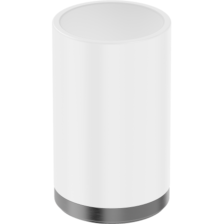 Mexen Triv stovintis dantų šepetėlių puodelis, baltas/šlifuotas pilkas pistoletas - 70A33053-66W