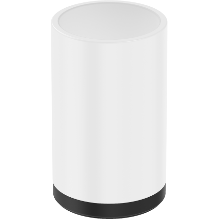 Mexen Triv stovintis dantų šepetėlių laikiklis, baltas/juodas - 70A33053-70W