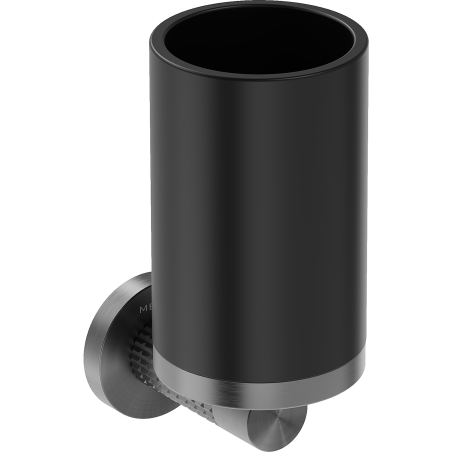 Mexen Triv puodelis šepetėliams, juodas/šukuotas ginklo pilkumas - 70A33051-66B