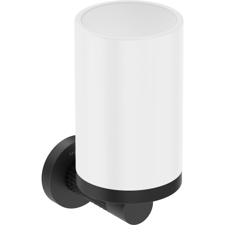 Mexen Triv puodelis dantų šepetėliams, baltas/juodas - 70A33051-70W