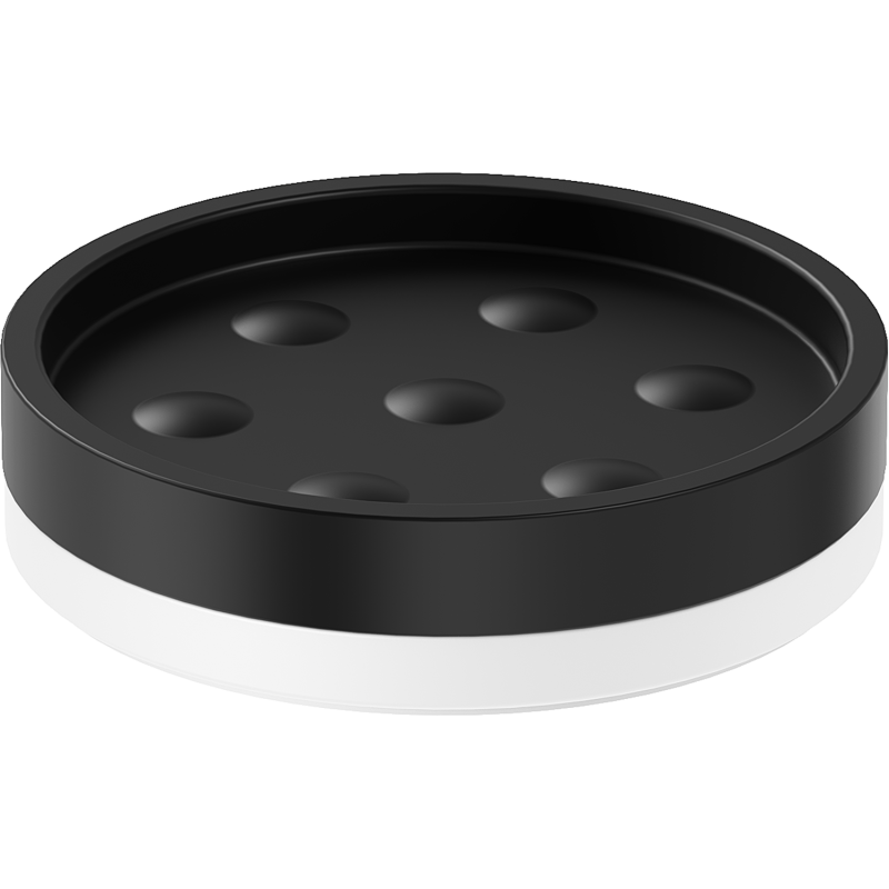 Mexen Triv stalinis muilinės laikiklis, juoda/balta - 70A33057-20B