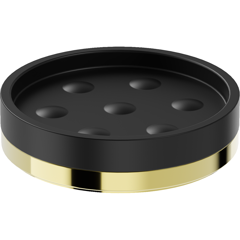 Mexen Triv stovimas muilo indelis, juodas/auksinis - 70A33057-50B