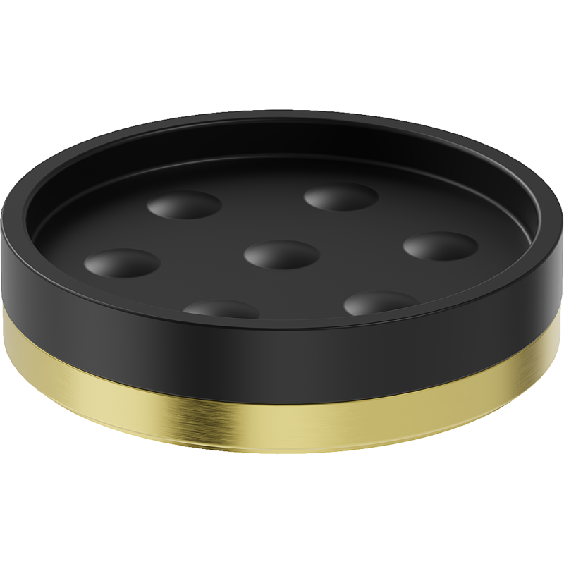 Mexen Triv muilinė stovinti, juoda/auksinė šlifuota - 70A33057-55B