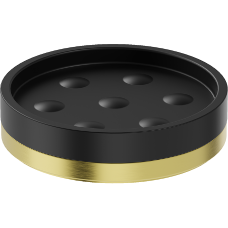 Mexen Triv muilinė stovinti, juoda/auksinė šlifuota - 70A33057-55B