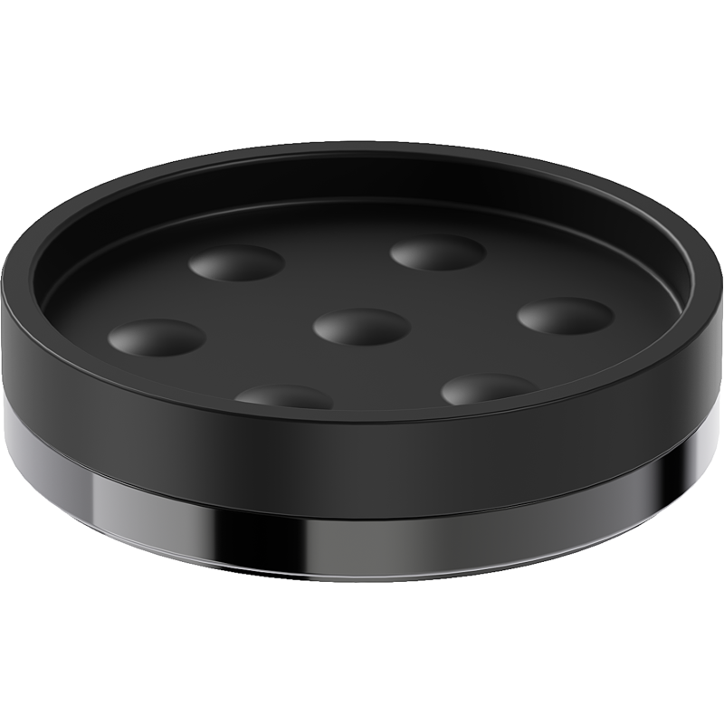 Mexen Triv muilo laikiklis stovimas, juodas / juodas chromas - 70A33057-73B