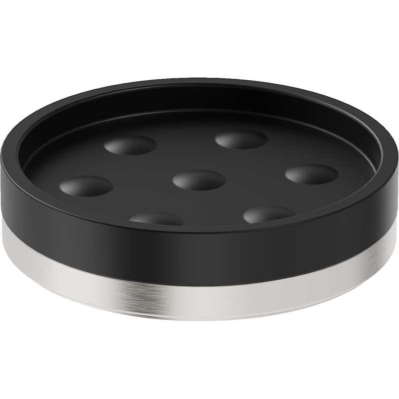 Mexen Triv muilinė stovinti, juoda/nickelis šepečiuotas - 70A33057-97B