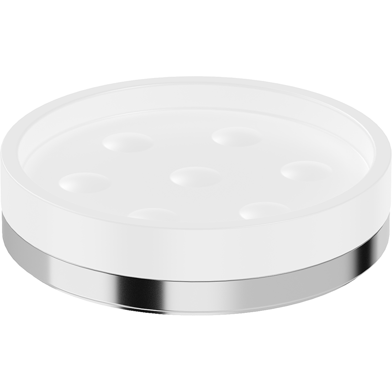 Mexen Triv stovinė muilinė, balta/chromas - 70A33057-00W