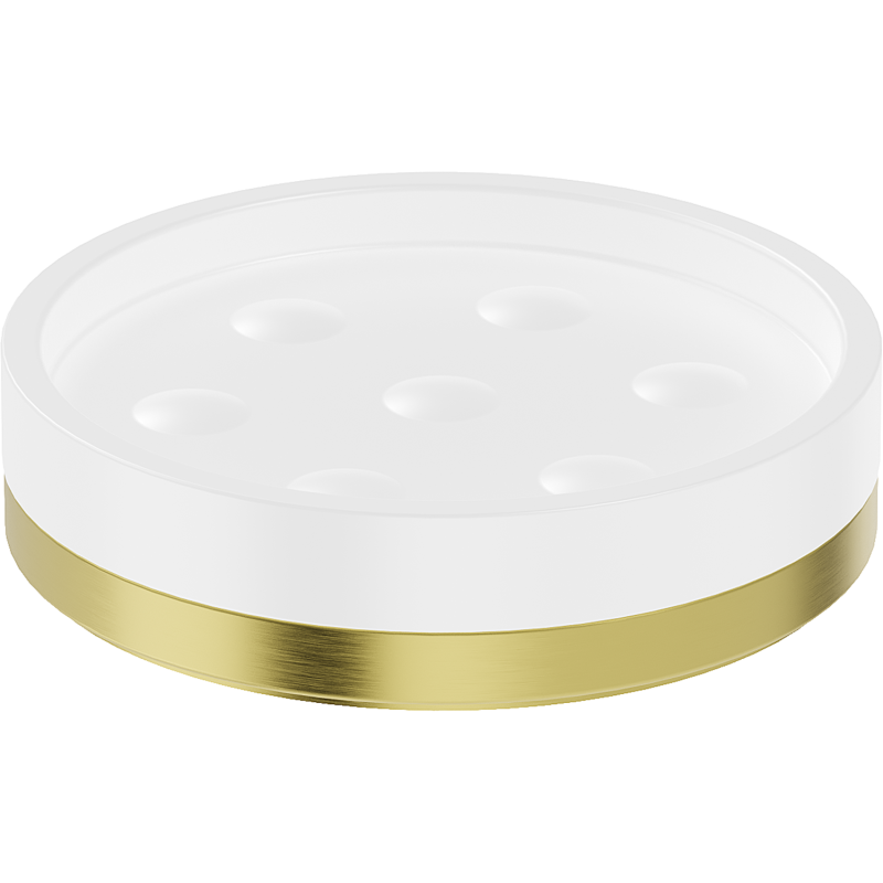 Mexen Triv stovinti muilinė, balta/auksinė šlifuota - 70A33057-55W